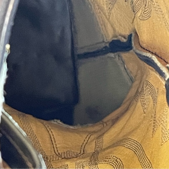 Tony Lama Black Western Cowboy Boots. Size 8.5D. Pre-owned. Leather. Made in USA - Picture 10 of 14